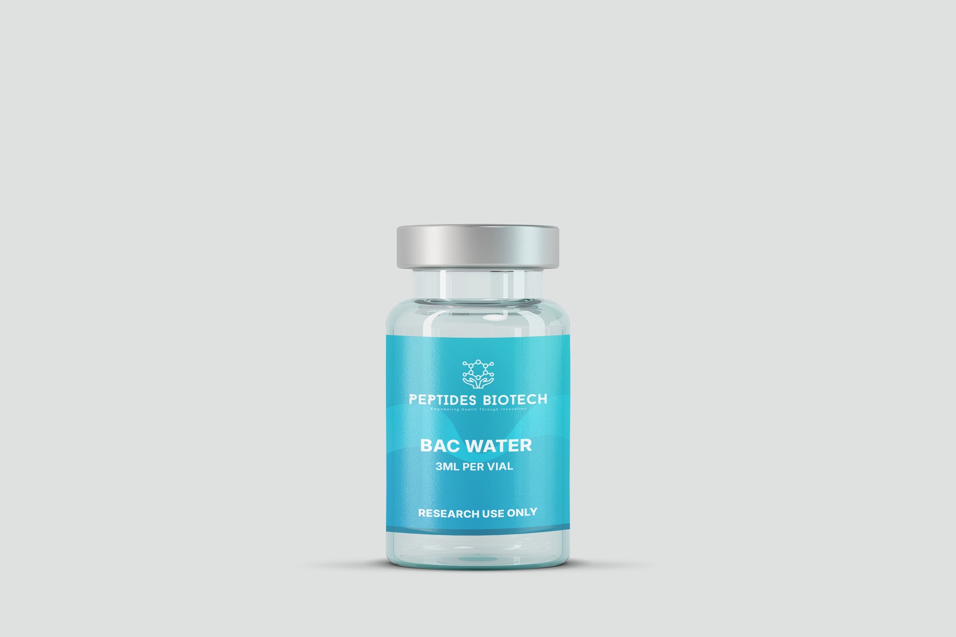 Bacteriostatic Water - 3 ml / Single Vial - Peptides BioTech