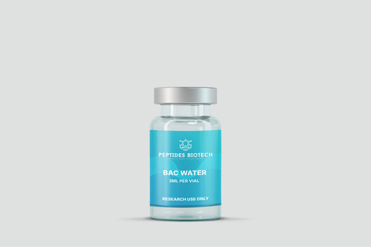 Bacteriostatic Water - 3 ml / Single Vial - Peptides BioTech