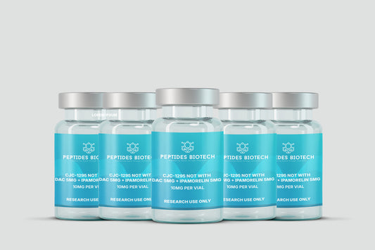 CJC-1295 No DAC (5mg) / Ipamorelin (5mg) - 10mg / Single Vial - Peptides BioTech
