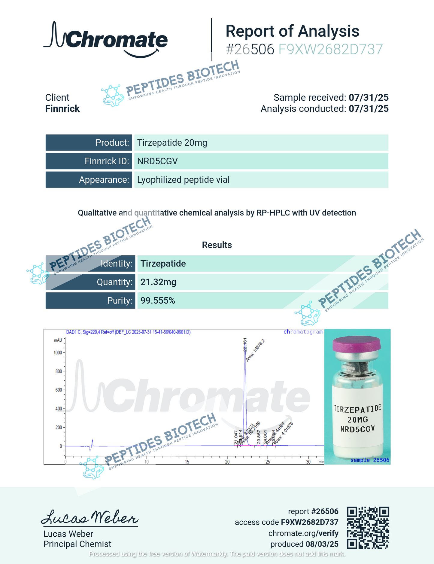GLP-2 Tirz - 10 MG / Single - Peptides BioTech